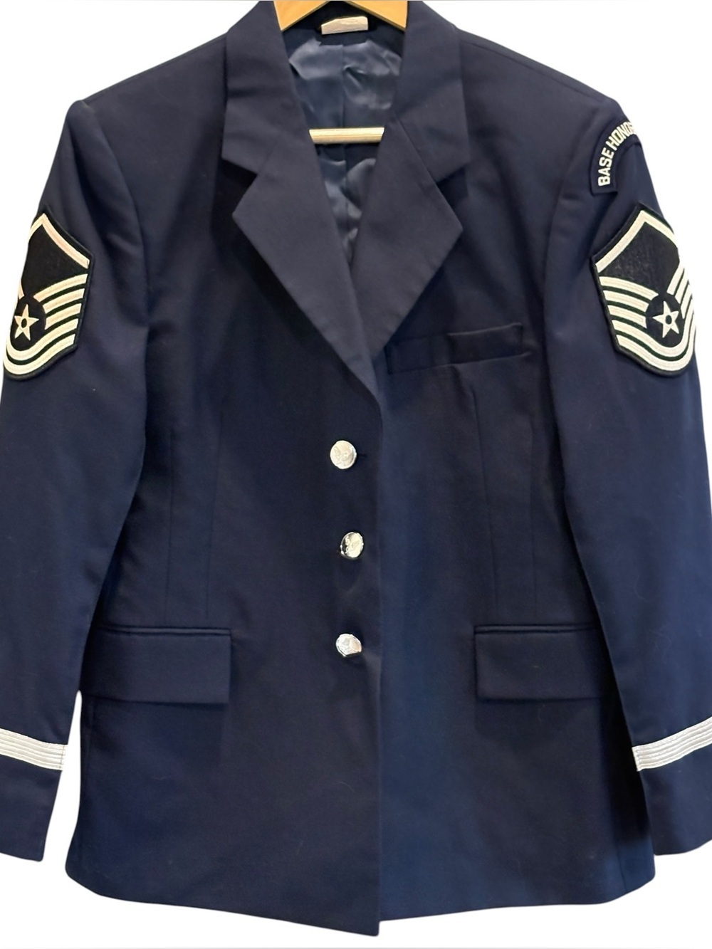 U.S. Air Force USAF Base Honor Guard Service Dress Jacket Size 12 Womens Blue